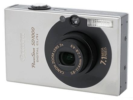 Canon PowerShot 7.1MP Digital Camera (SD1000)